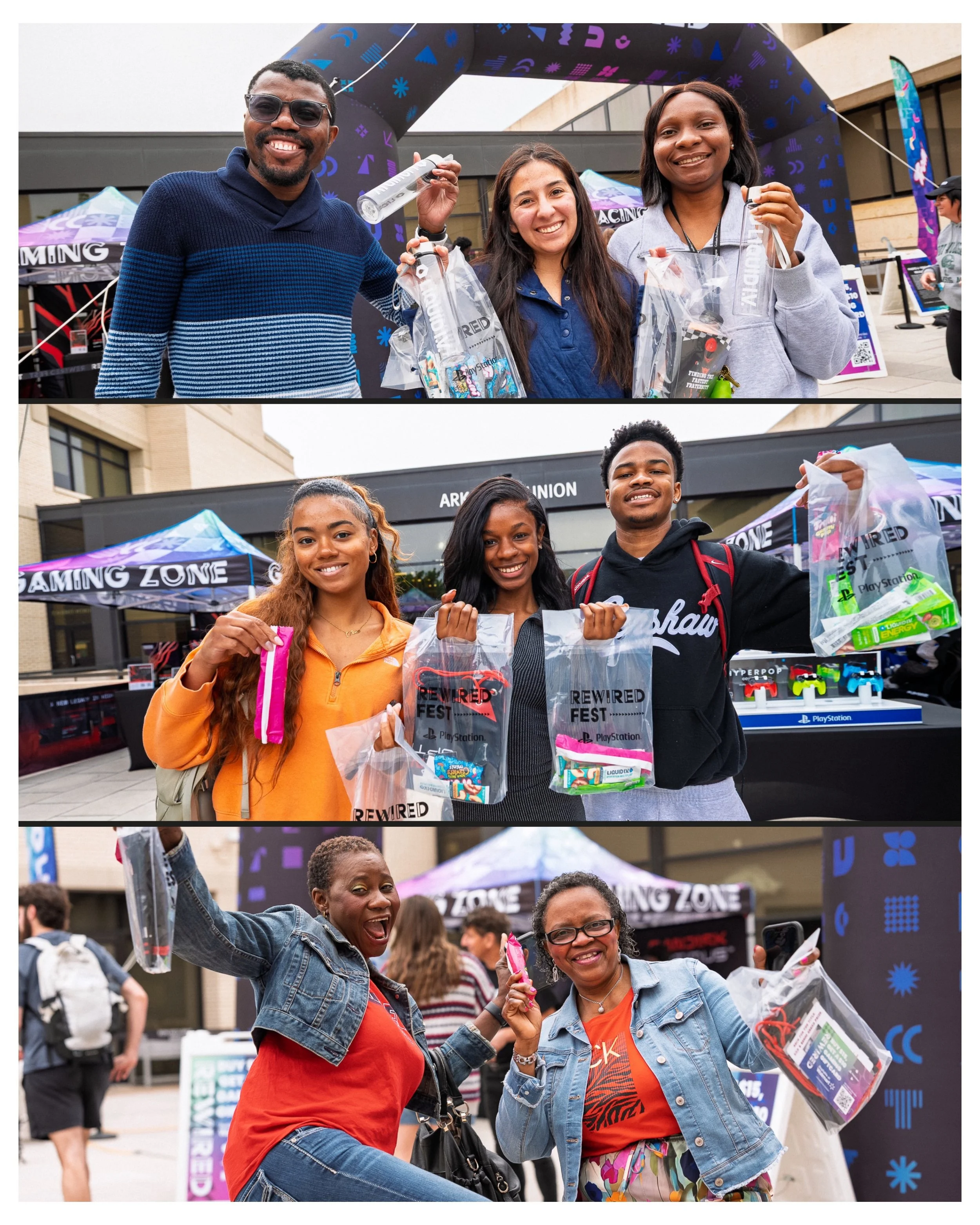 A few frames from the ReWired Tour stop at the University of Arkansas this week⚡️

Gaming zones, giveaways, sponsor activations, and plenty of Razorback energy on campus.

Shot for @rewiredfest 

.
.
.
.
.
.
#rewired #nwaphotographer #universityofark