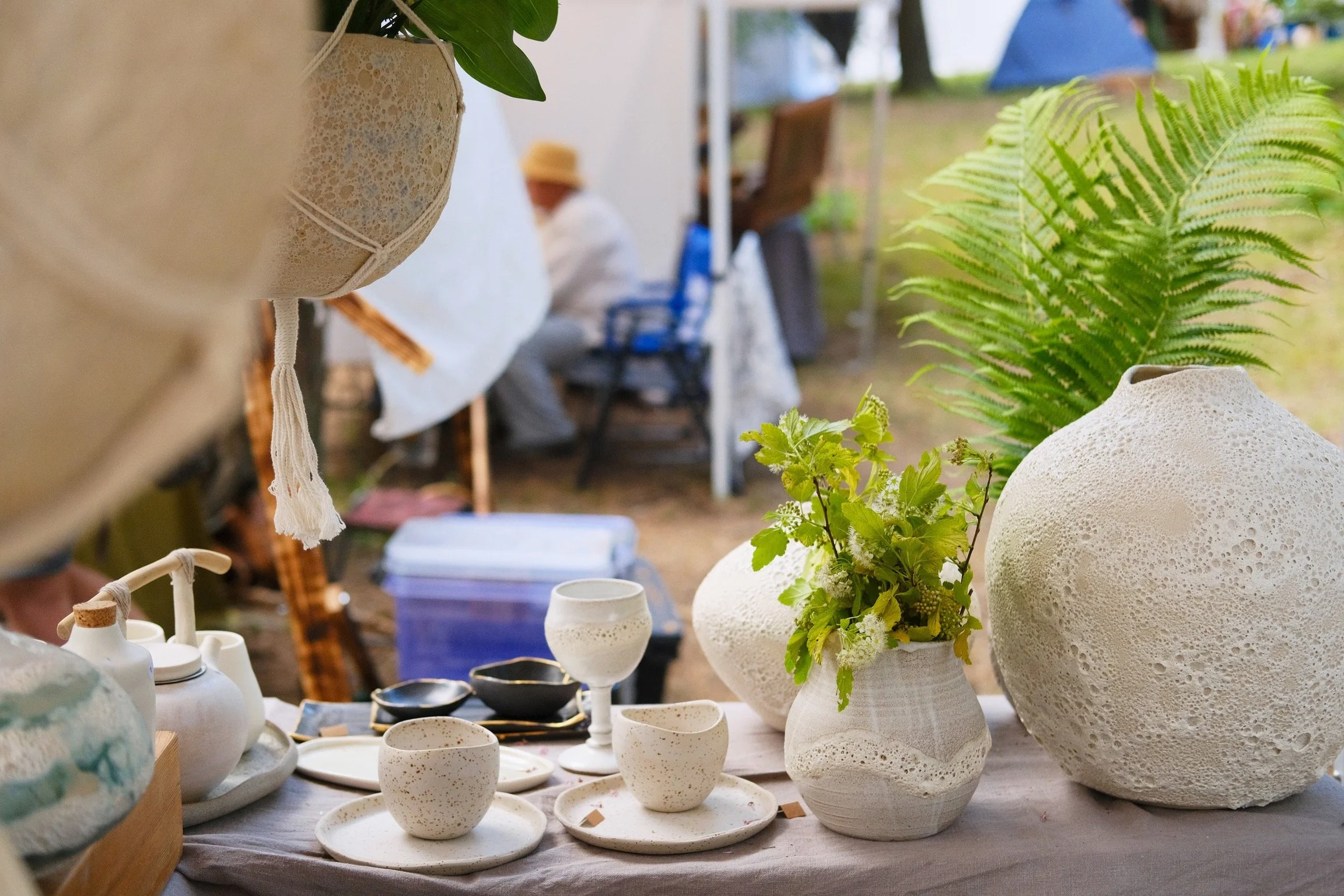 craft fair at ethnographical open air museum (Brīvdabas muzejs)