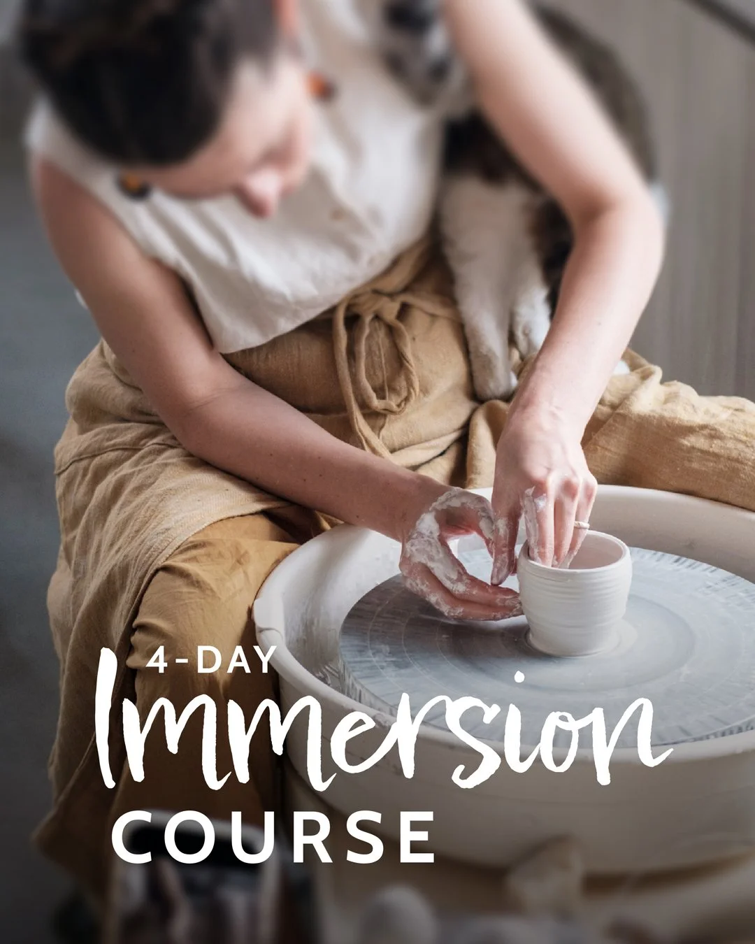 Again and again, people tell me that these days in the studio become something far beyond a ceramics course.
They come for technique &mdash; and leave with ease, clarity, presence, and a deeper way of working with clay.

The quiet surroundings, the a