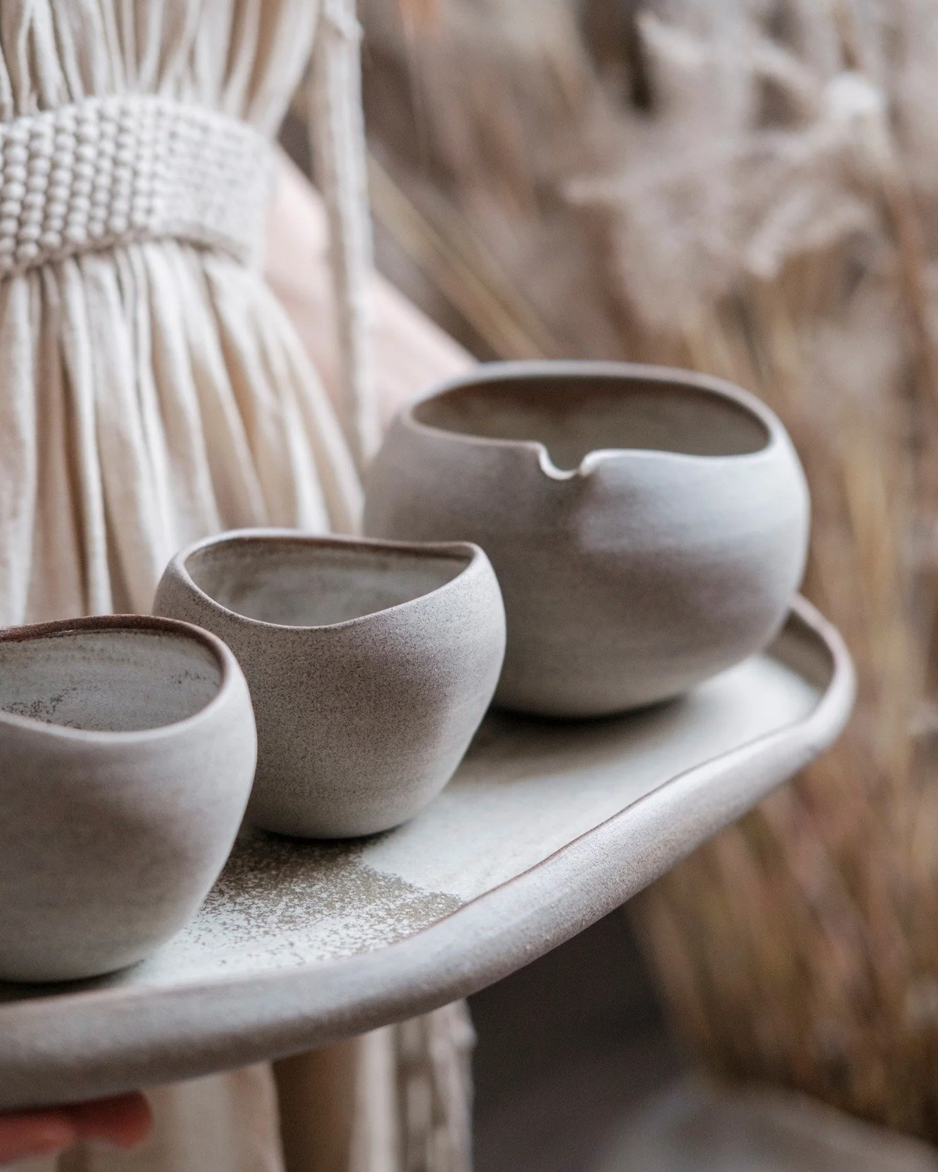 The STONE Collection began quietly in 2021, in the stillness of the pandemic and has kept evolving ever since &mdash; slowly, intuitively, piece by piece.

Today, that story continues with the SHELL cup, paired with our Dune platter and Dorothy wide 