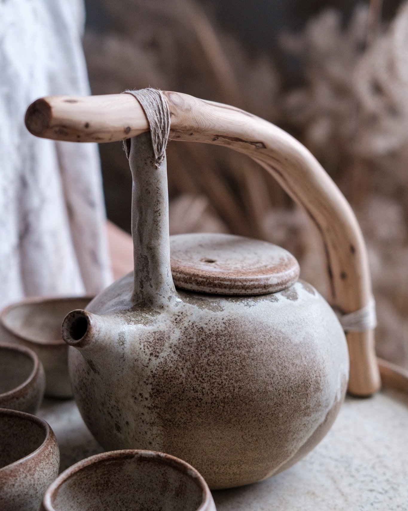 Wheel thrown and altered Juniper teapots for our retailer in USA 💛 #handmade  #ceramics #stoneware