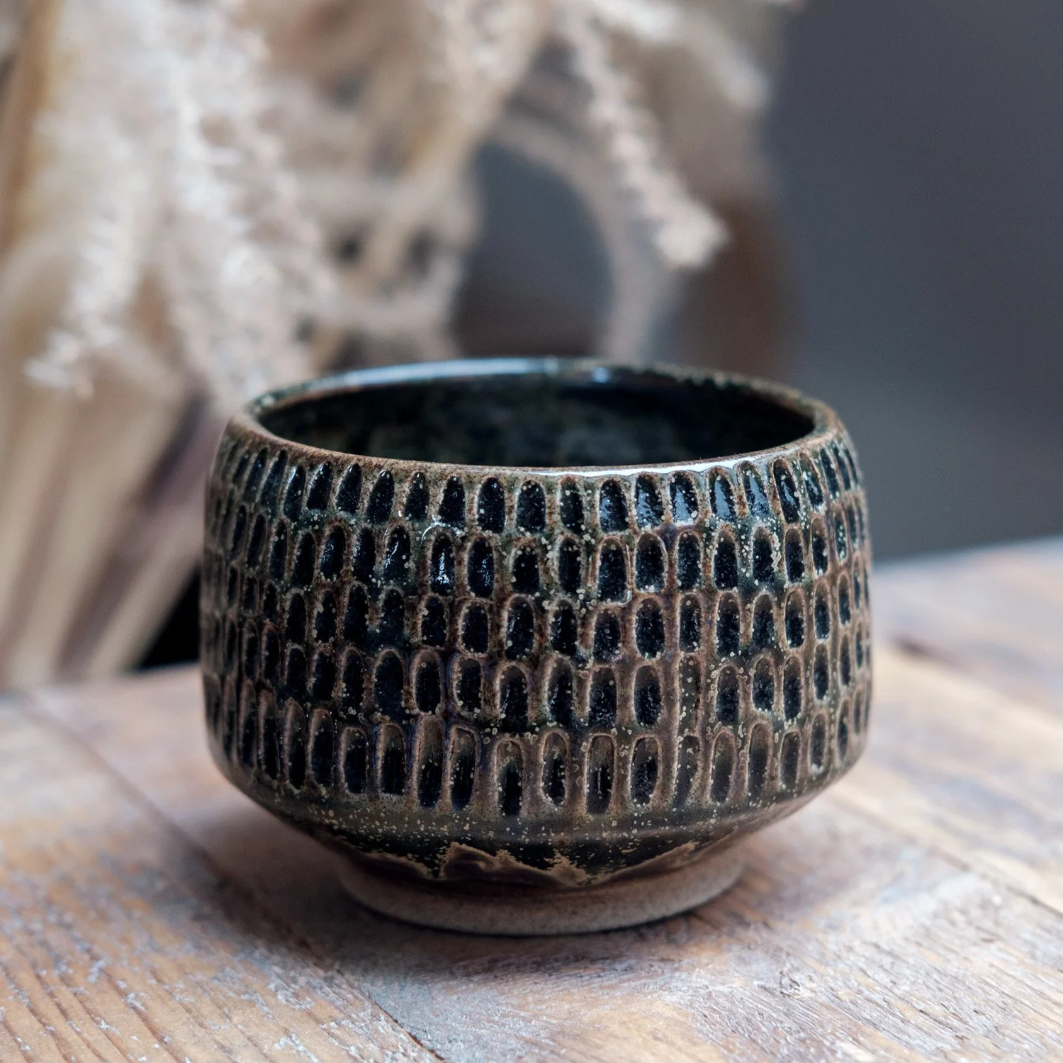 GALAXY  (on grey stoneware)