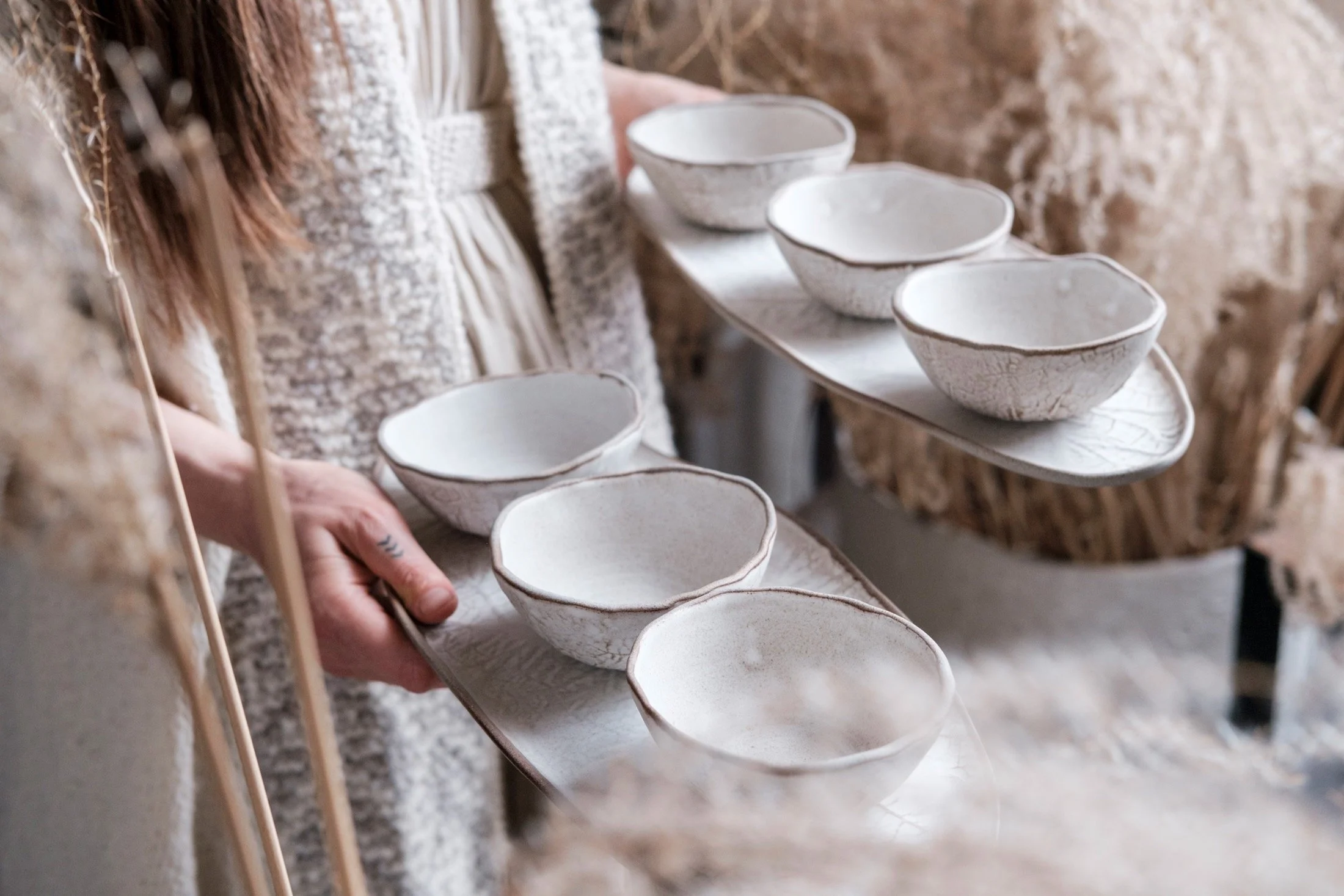 White Leaf - dinner set (pre-order)