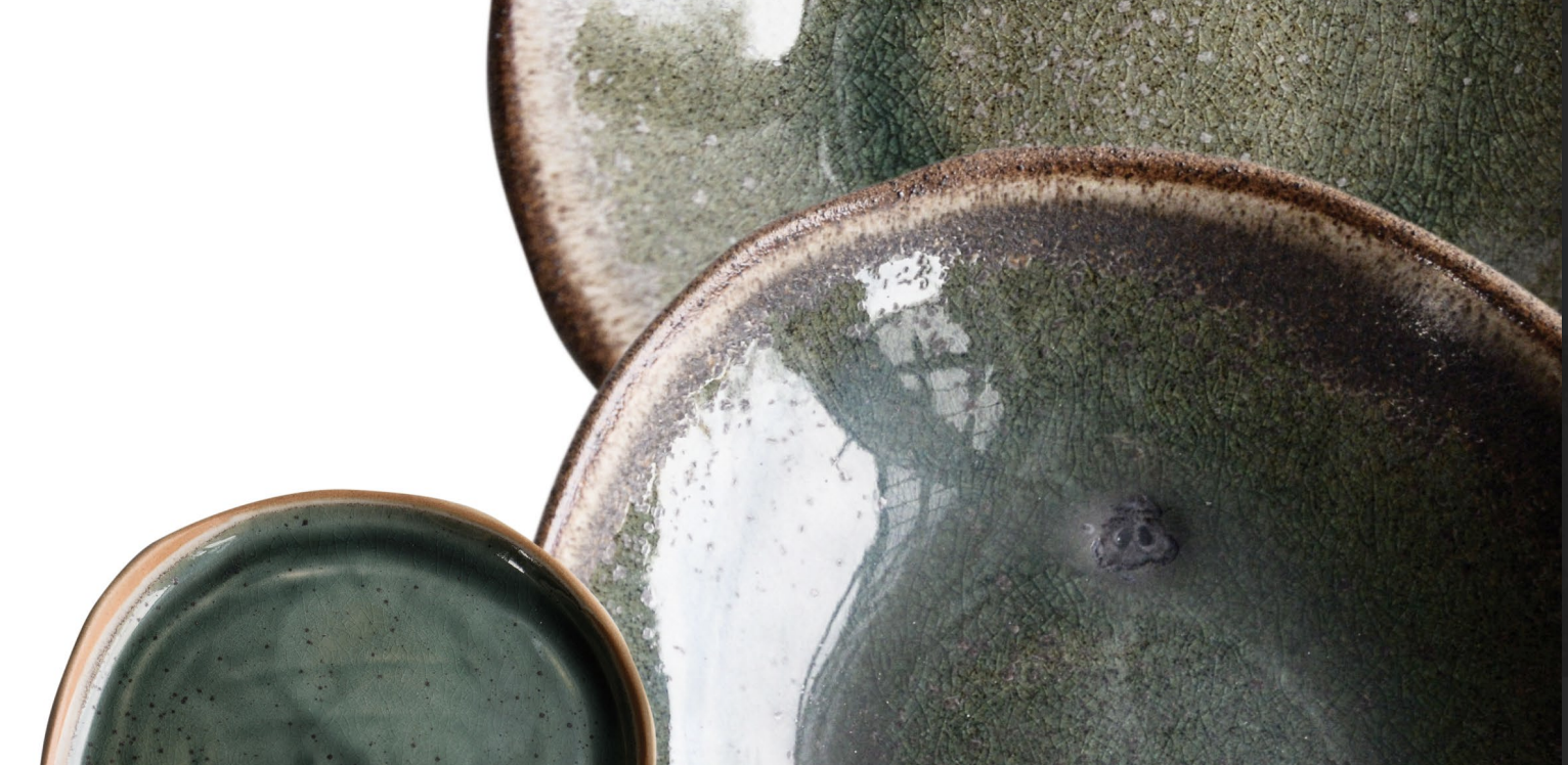 GREEN / Turquoise Glossy Crackle Glaze Powder