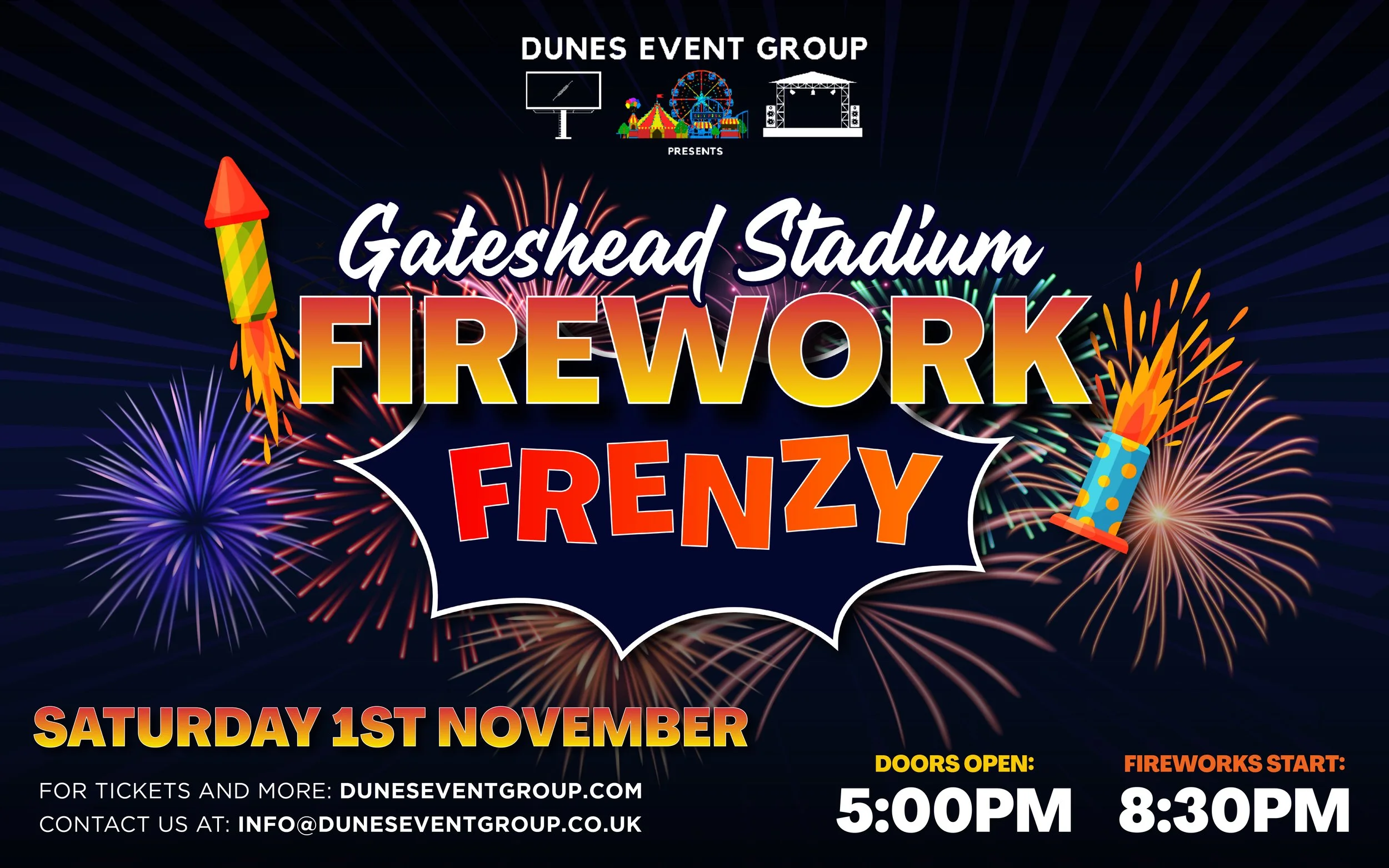 Gateshead Stadium Firework Frenzy: A Night to Remember!