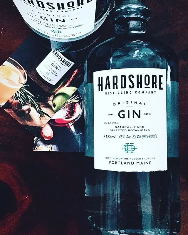Hardshore Original Gin is a surprisingly complex gin despite being made with only five botanicals. 
It is bright and distinctive with leafy notes of fresh rosemary and mint upfront, supported by orris root (iris), coriander, and, of course, bold real