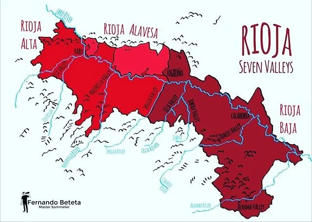In Spain, Rioja is synonymous of wine. 
The denomination of origin spreads along 54.000 hectares around three different Communities (La Rioja, Basque Country, and Navarre). We can consider La Rioja as Spain's Tuscany. 
The wine country is subdivided 