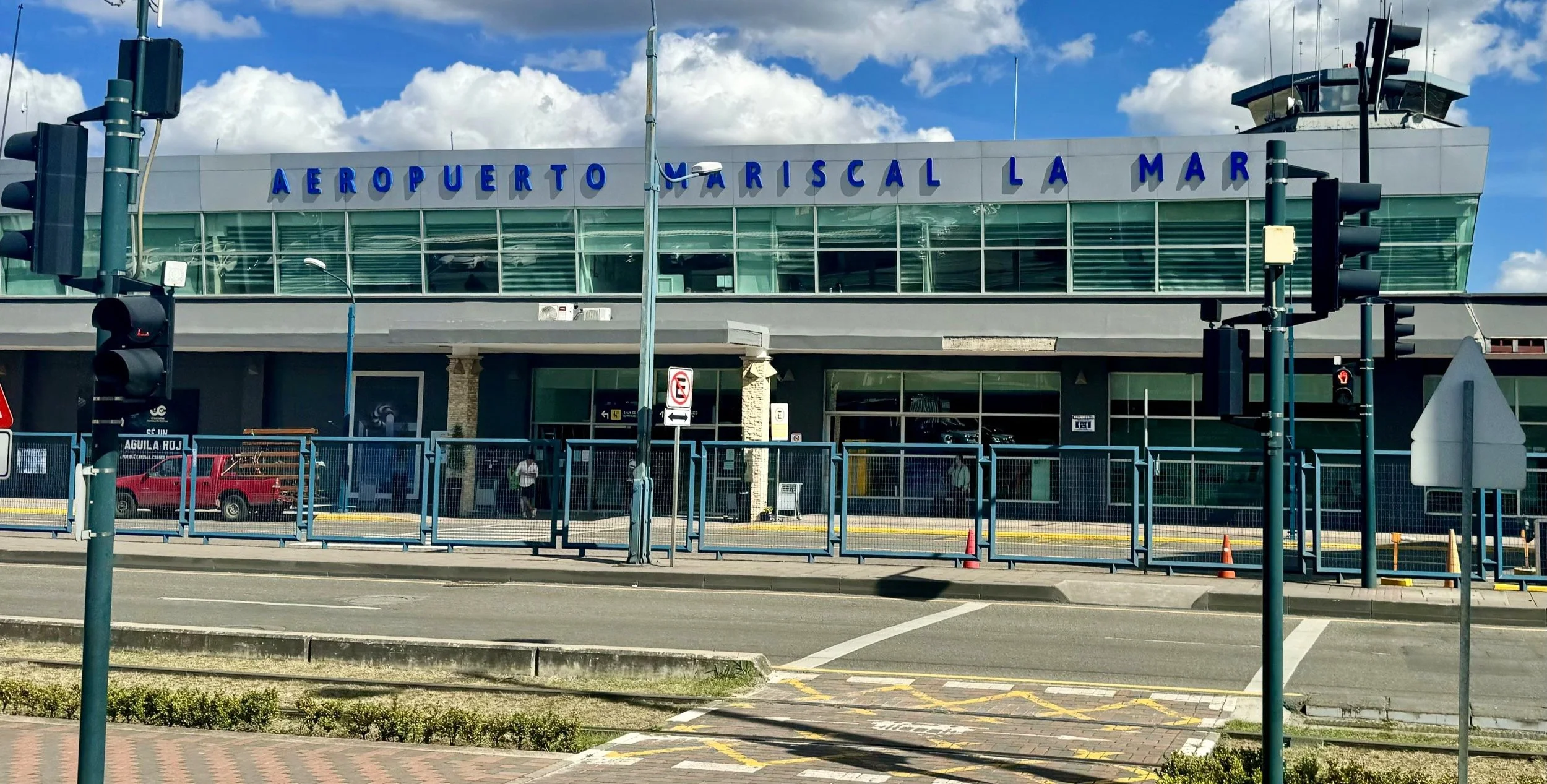 Cuenca's Mariscal La Mar Airport (CUE) — the gateway into the city.