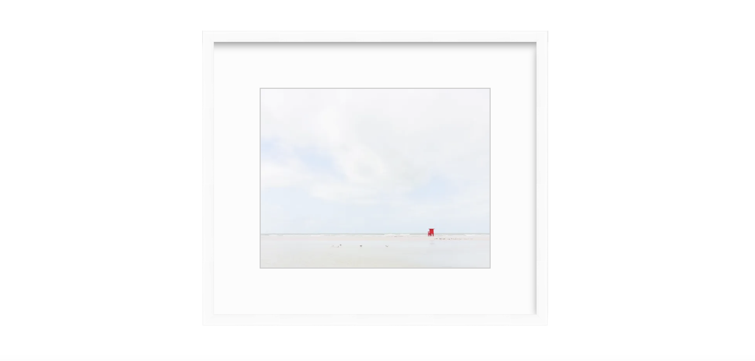 Siesta Beach #5 White Frame.png