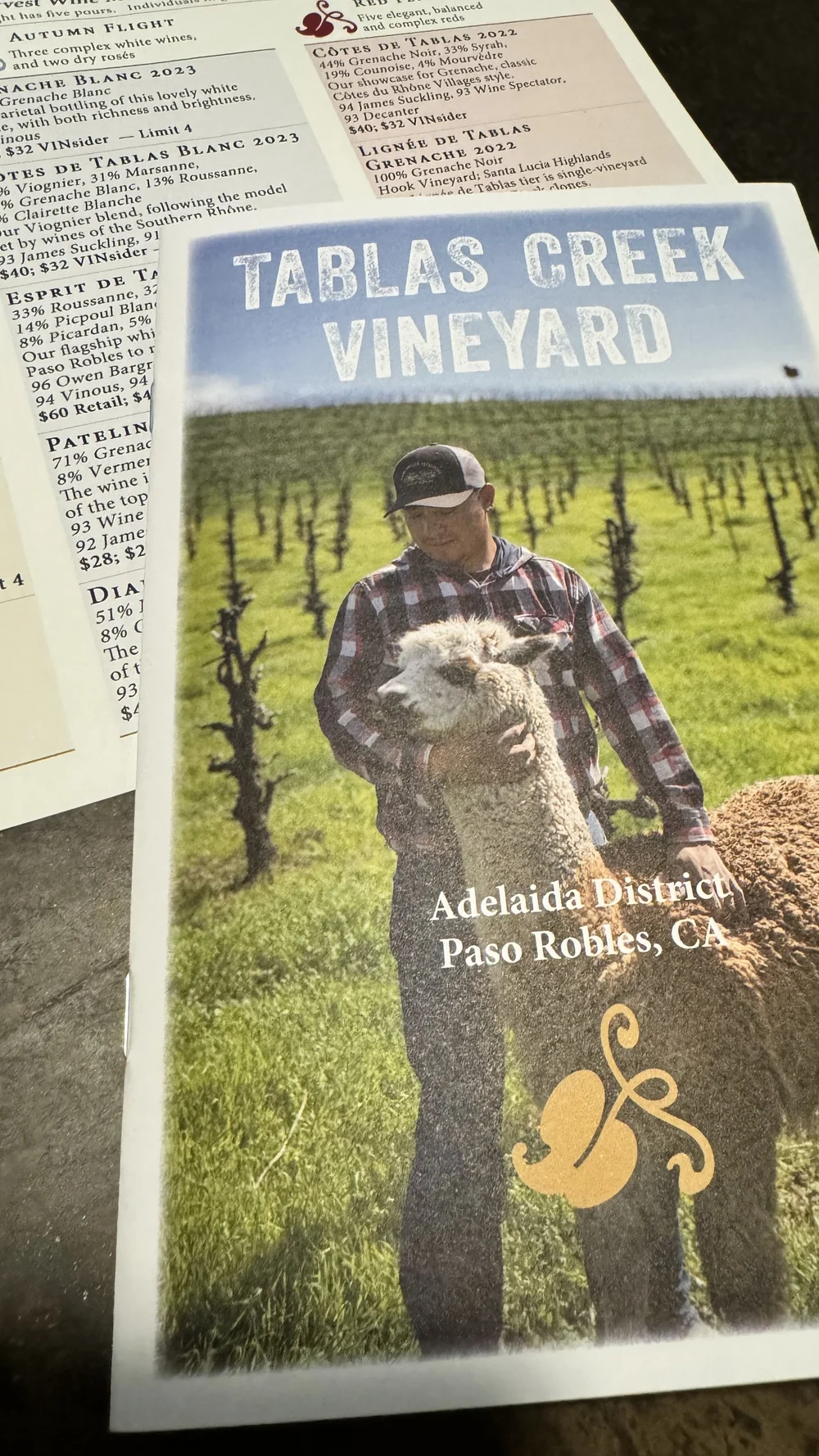 Tablas Creek Vineyard in Paso Robles, CA