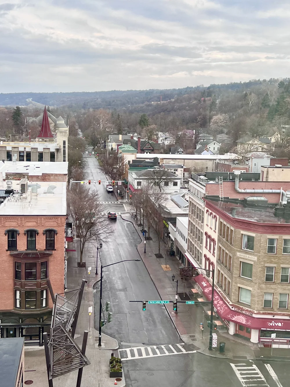 View from the Ithaca Marriott Downtown