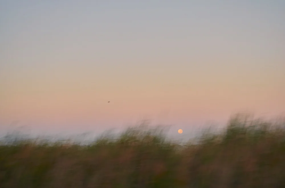 Moonrise on the way to Table View