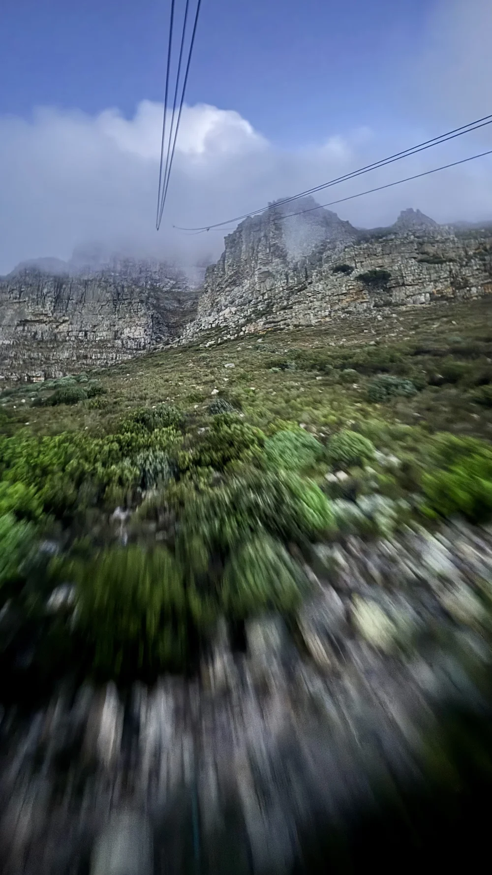 Cable Car up Table Mountain