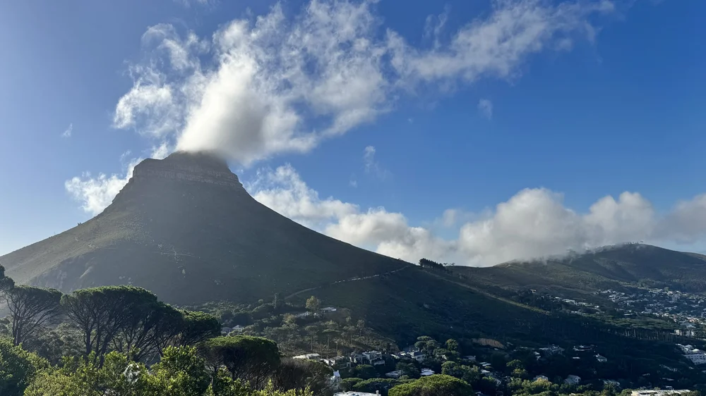 View of Lion's Head from Table Mountain