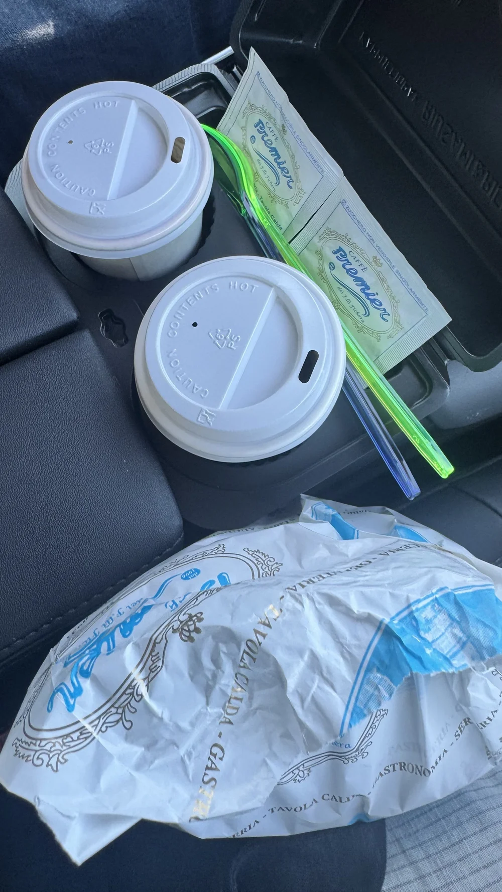 Coffee and pastries to go from Caffé Premier