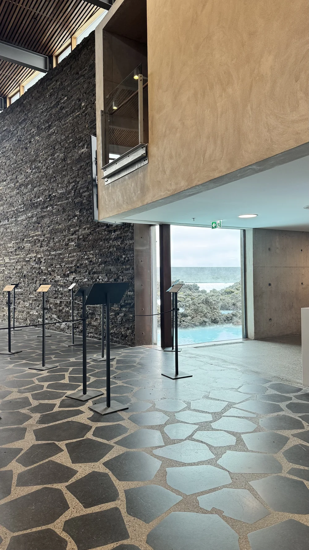 Reception at the Blue Lagoon where you check-in