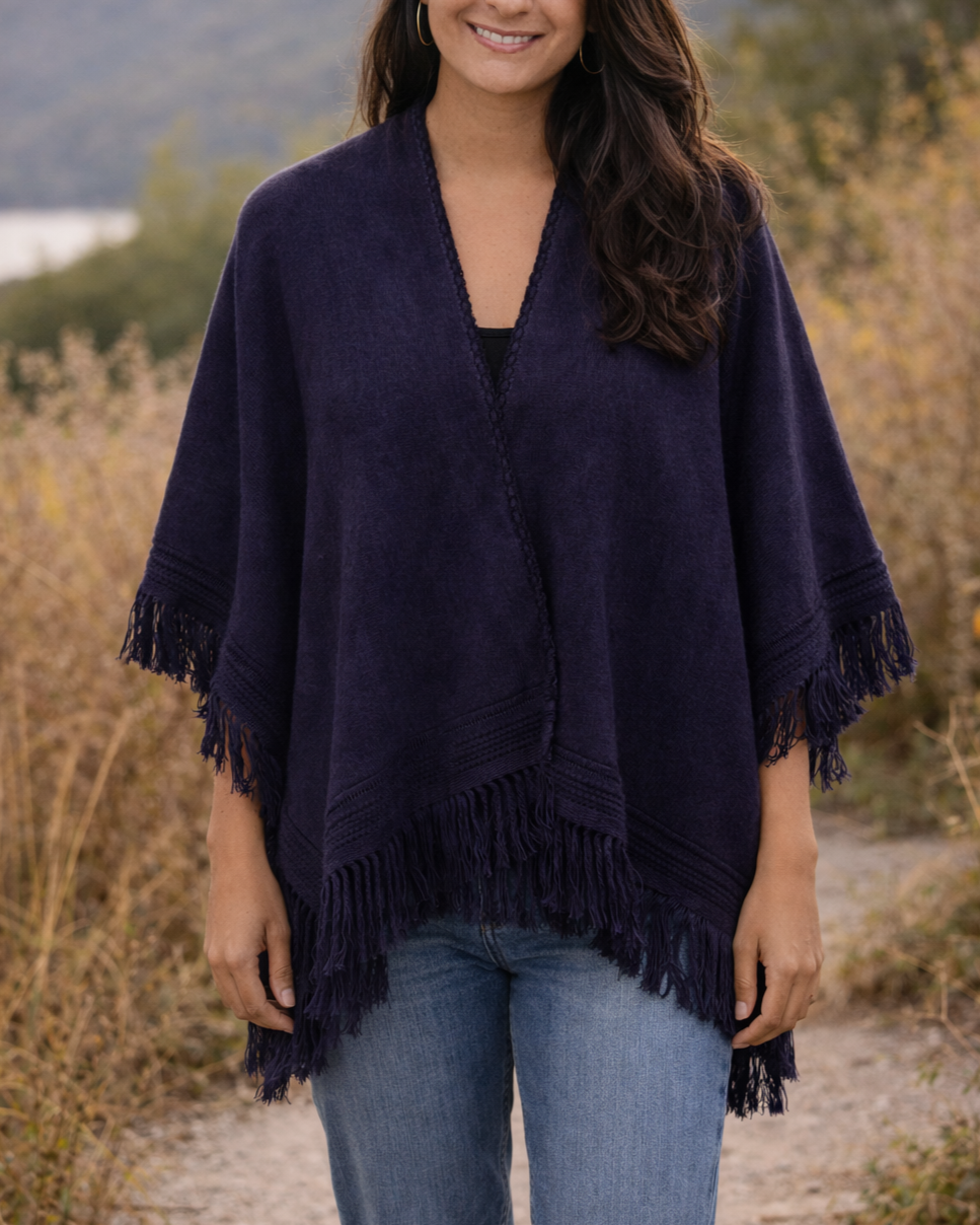 Handwoven alpaca pieces from Otavalo, Ecuador.