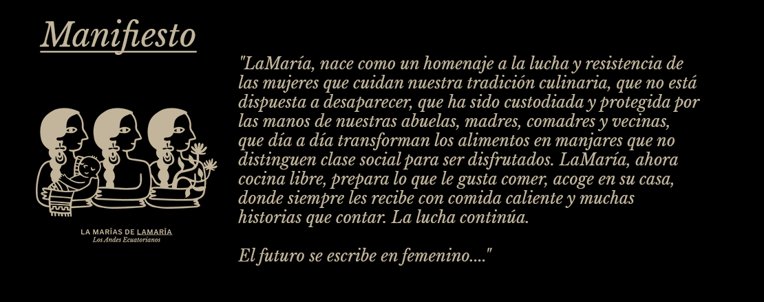 La María Cocina Libre Manifesto