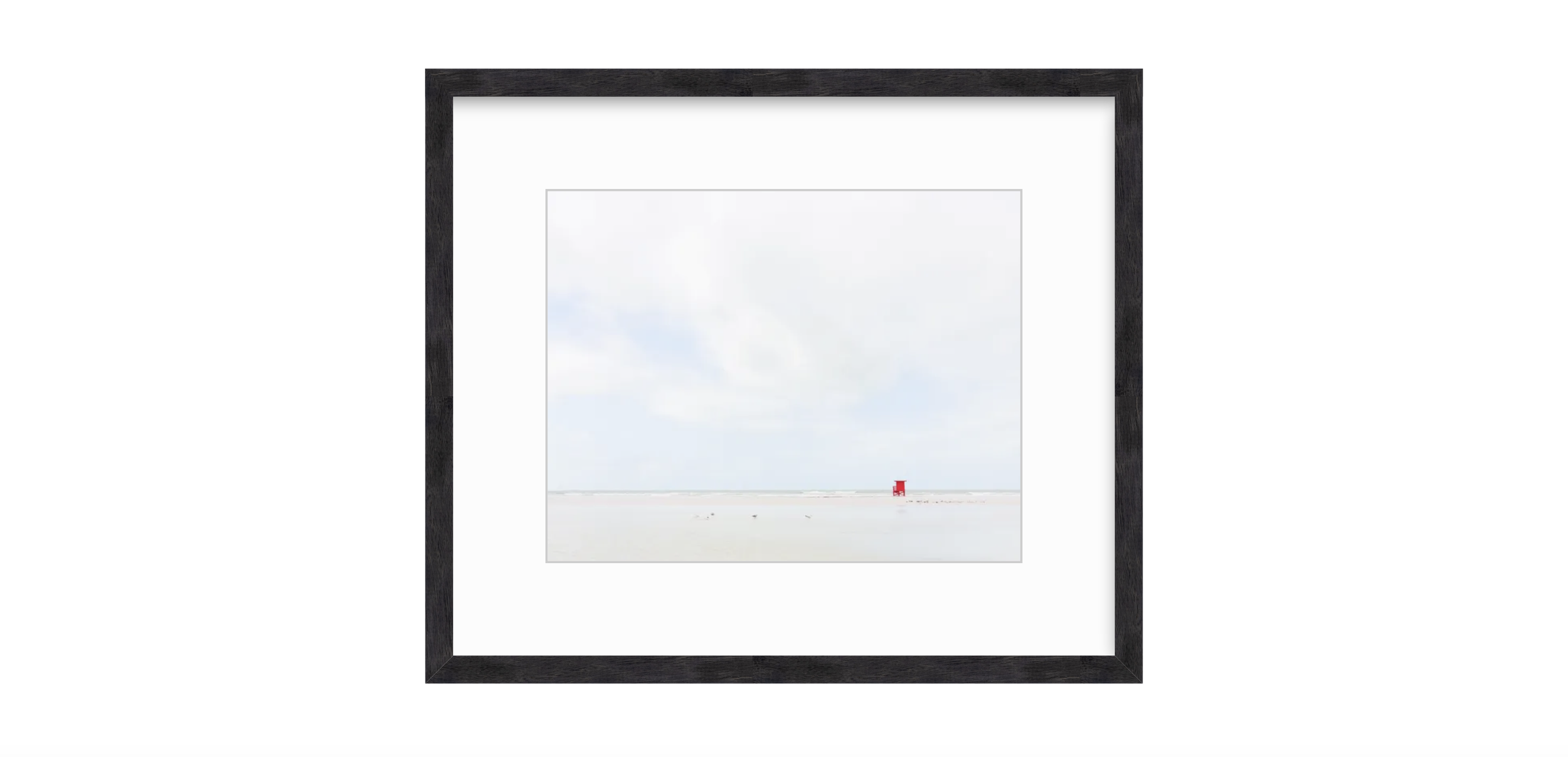 Siesta Beach #5 Black Walnut Frame.png