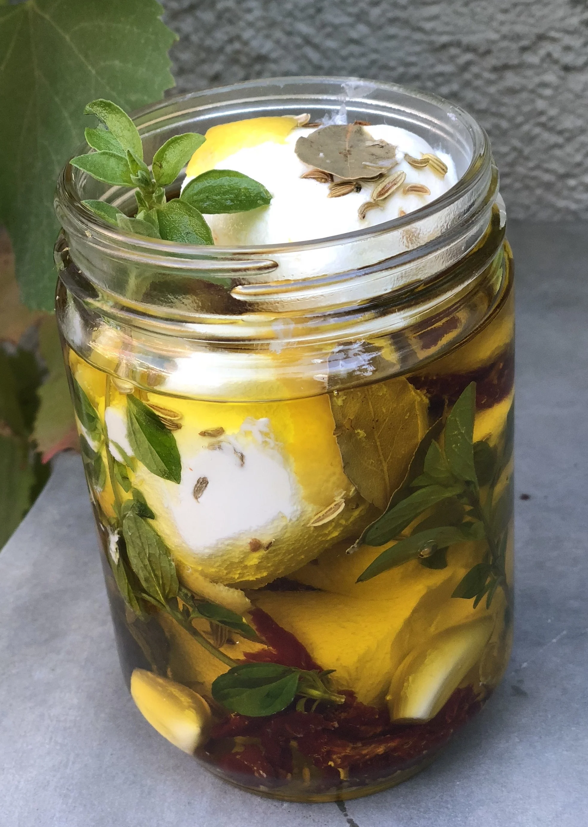 Holiday Food Gifts - Marinated Goat Cheese 