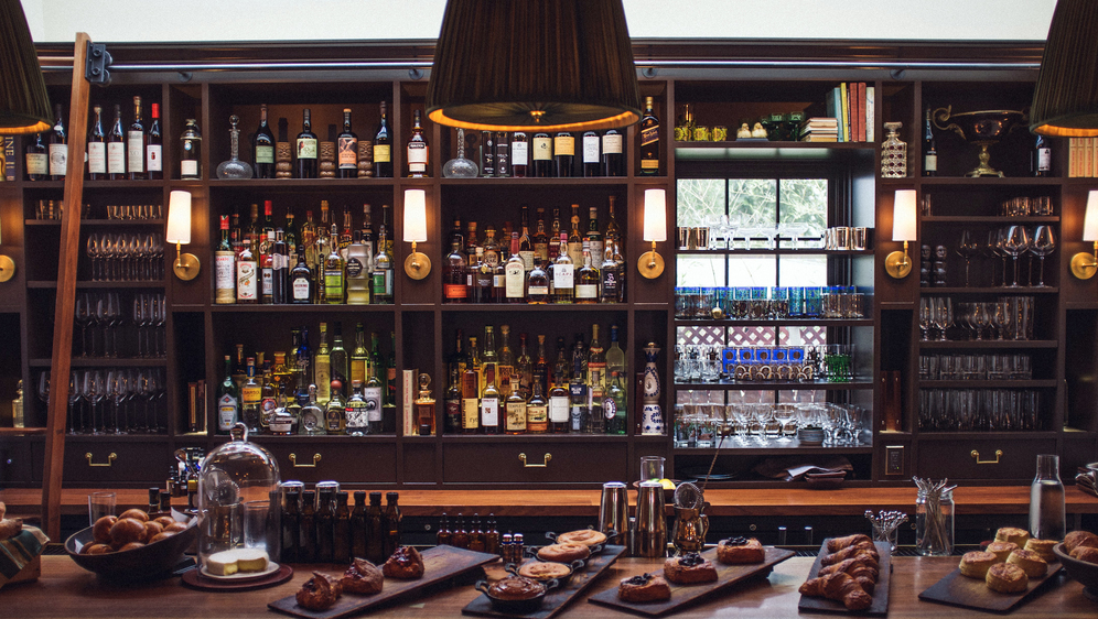 Who wouldn’t feel comfortable here? All senses are heightened in this beautiful bar at Fish and Game.