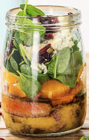 Salads in a Jar - Make Ahead Delicious Lunch Ideas