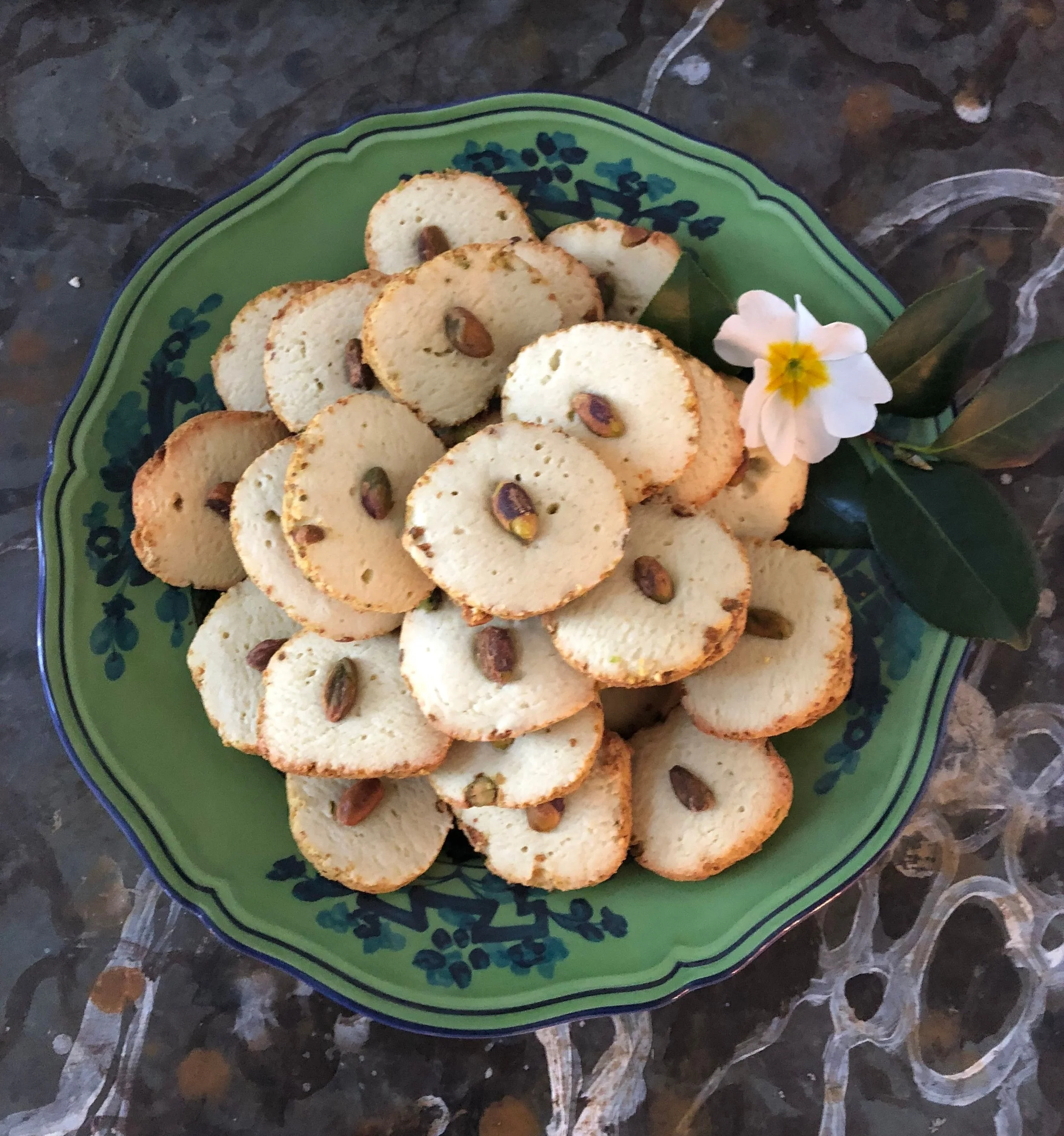 Pistachio Cream Cheese Cookies