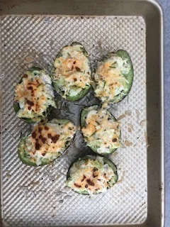 Crab Stuffed Avocados with Melted Cheese