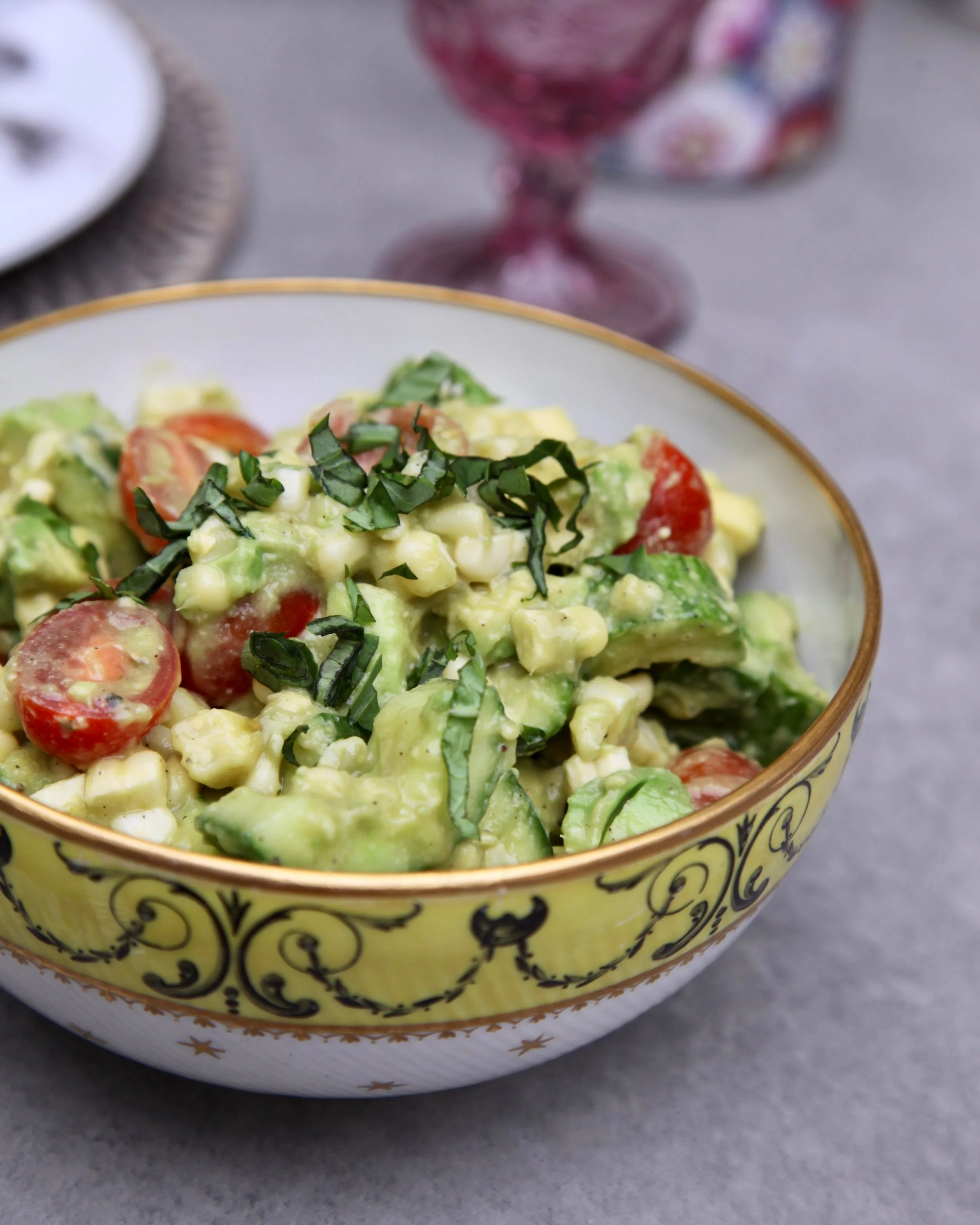 I’ve added a sprinkling of basil for a little more oomph.
