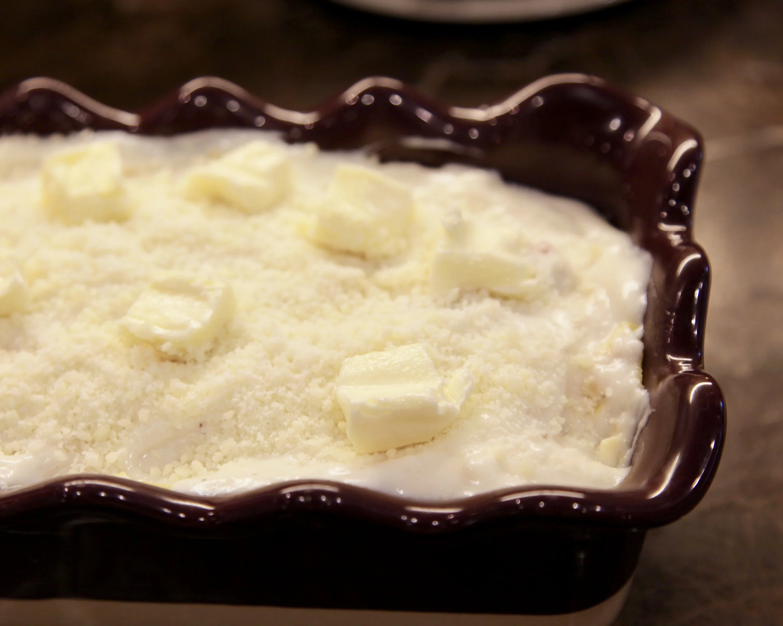The casserole may be made ahead and refrigerated before baking.