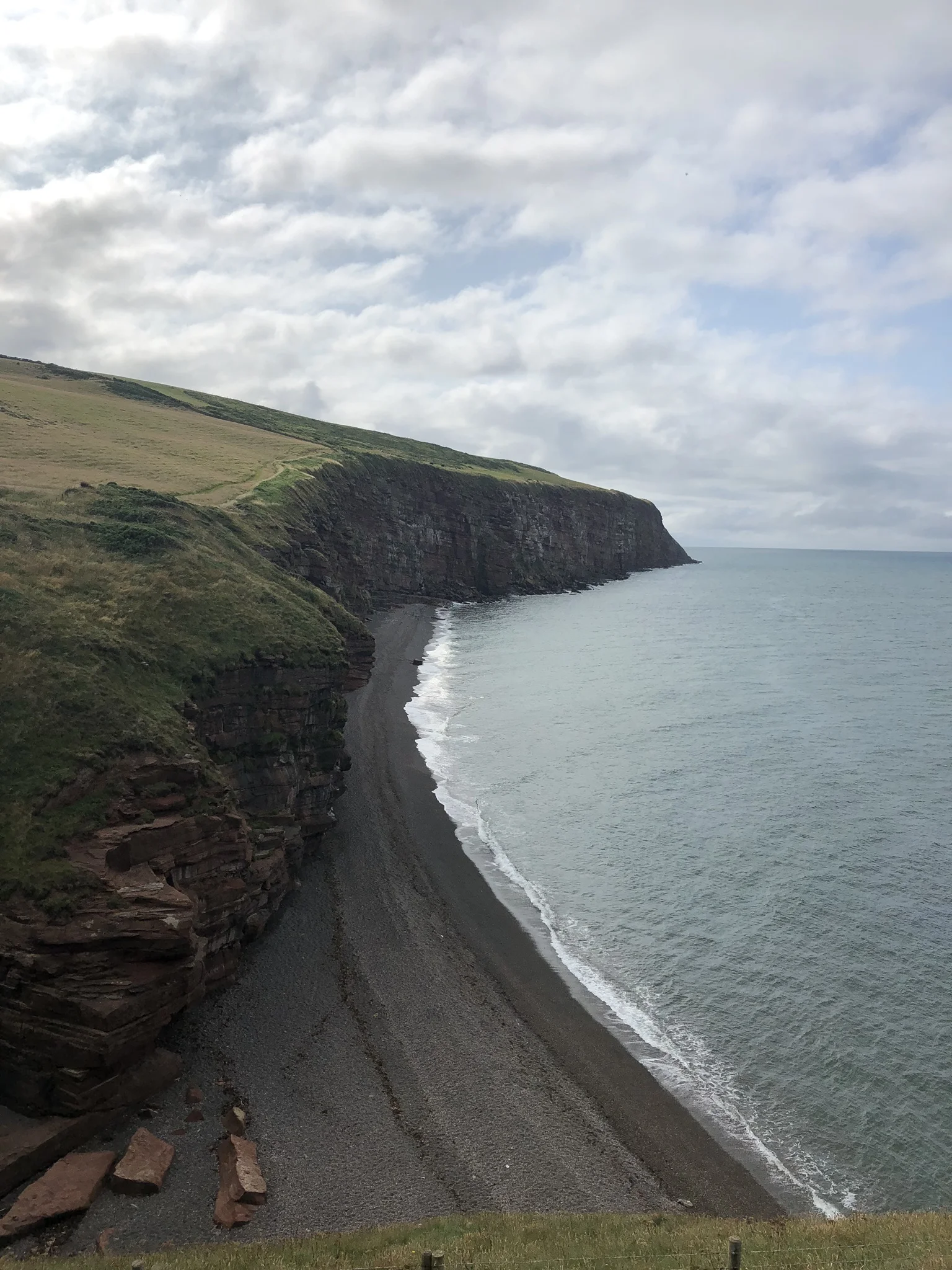 Sandstone cliffs along the Irish Sea guide you through the first leg of the walk before heading inland to the Lakes District National Park.