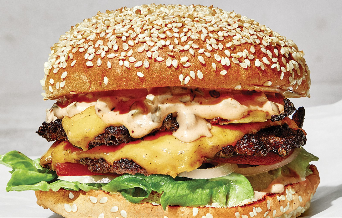 One of the key ingredients that make this burger amazing is the secret sauce … psst, it has a punch.