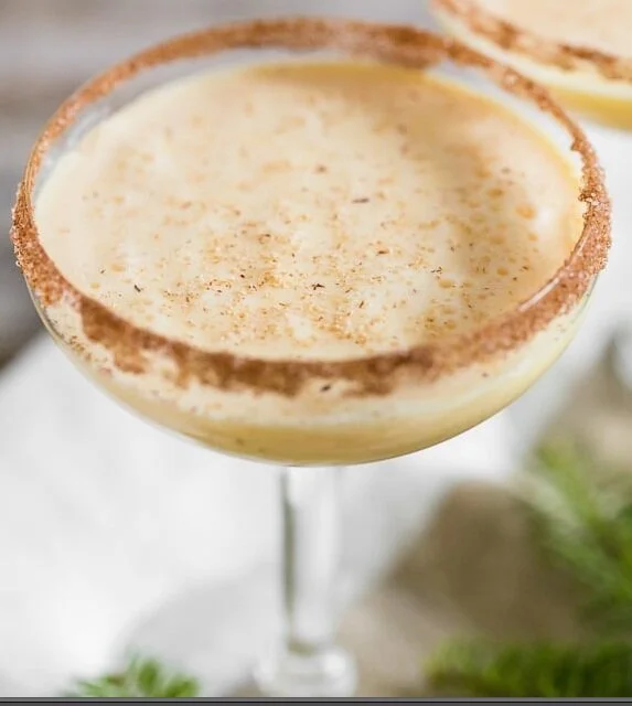 Eggnog is Reaching New Heights- in Martini Form