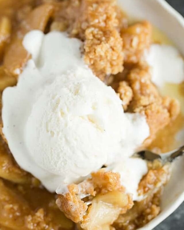 For the Love of Mary is celebrating National Johnny Appleseed Day by baking by baking a warm, delicious, and not-to-sweet apple crisp. Join us for a slice and learn this American hero on our website: Fortheloveofmary.com #nationaljohnnyappleseedday #