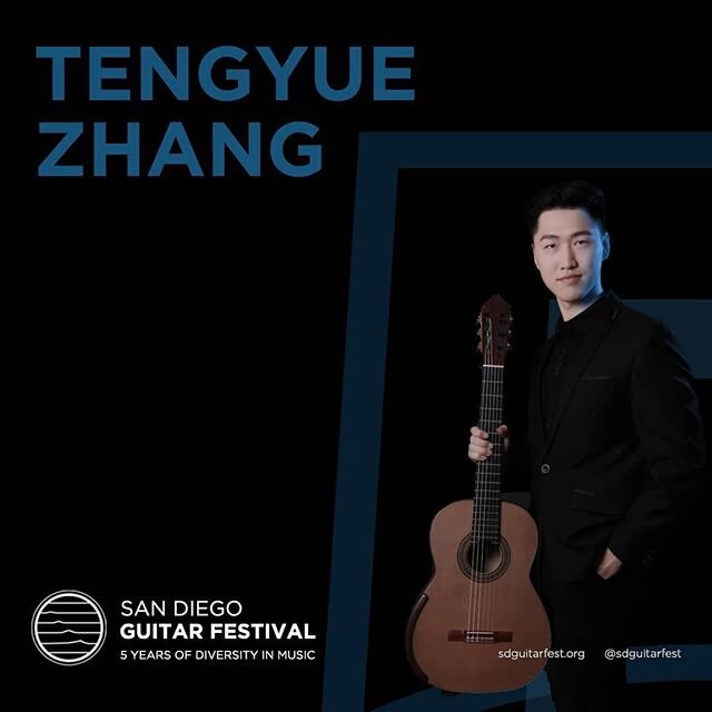 Award-winning Tengyue &quot;TY&quot; Zhang🥇🏆 @ty.guitar will wrap up our 5 Years of Diversity in Music anniversary with a solo recital at the Japanese Friendship Garden in Balboa Park! 🌸🌸 This is a ticketed event on April 26, 2020 🎫 His Saturday