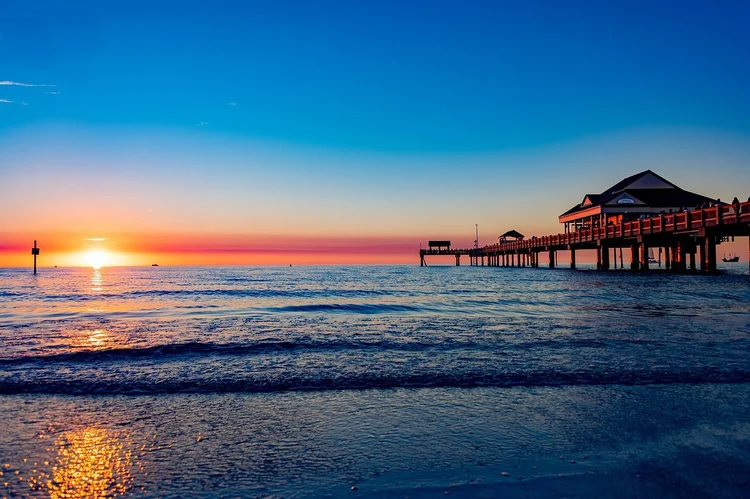 Pier 60 at sunset