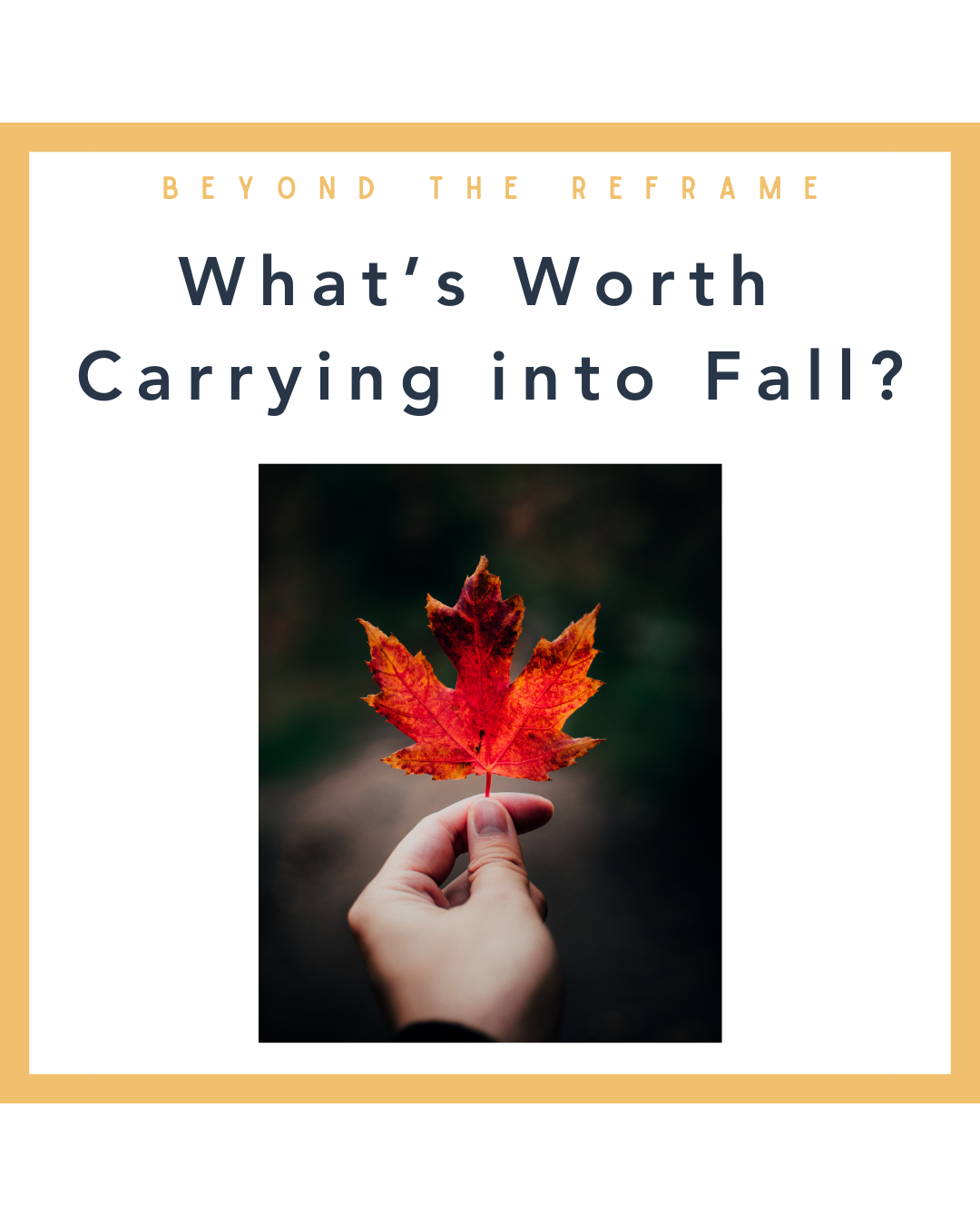 What’s Worth Carrying into Fall?