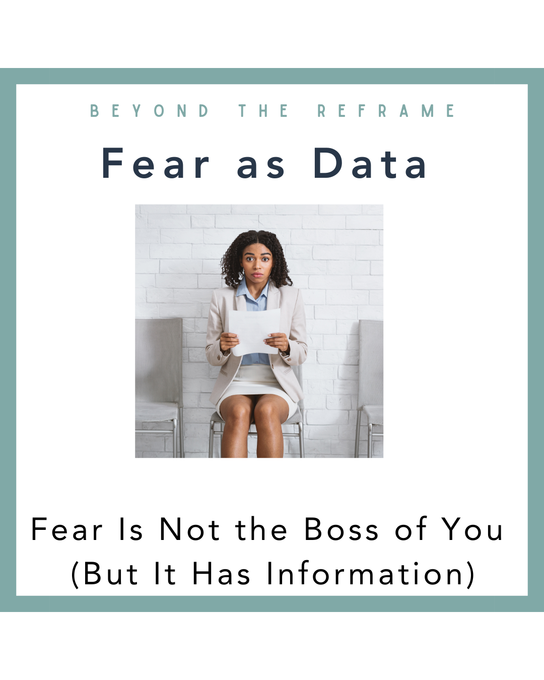 Your Fear Is Not the Boss of You 