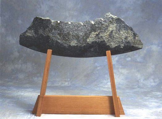   Sword of Wisdom  - Granite &amp; mahogany, 48" x 40" 
