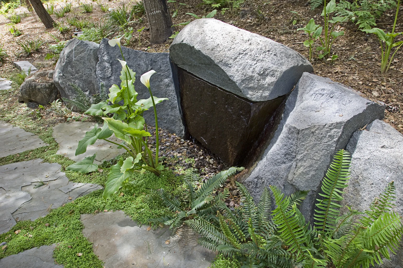 Granite Waterfall - 4' high
