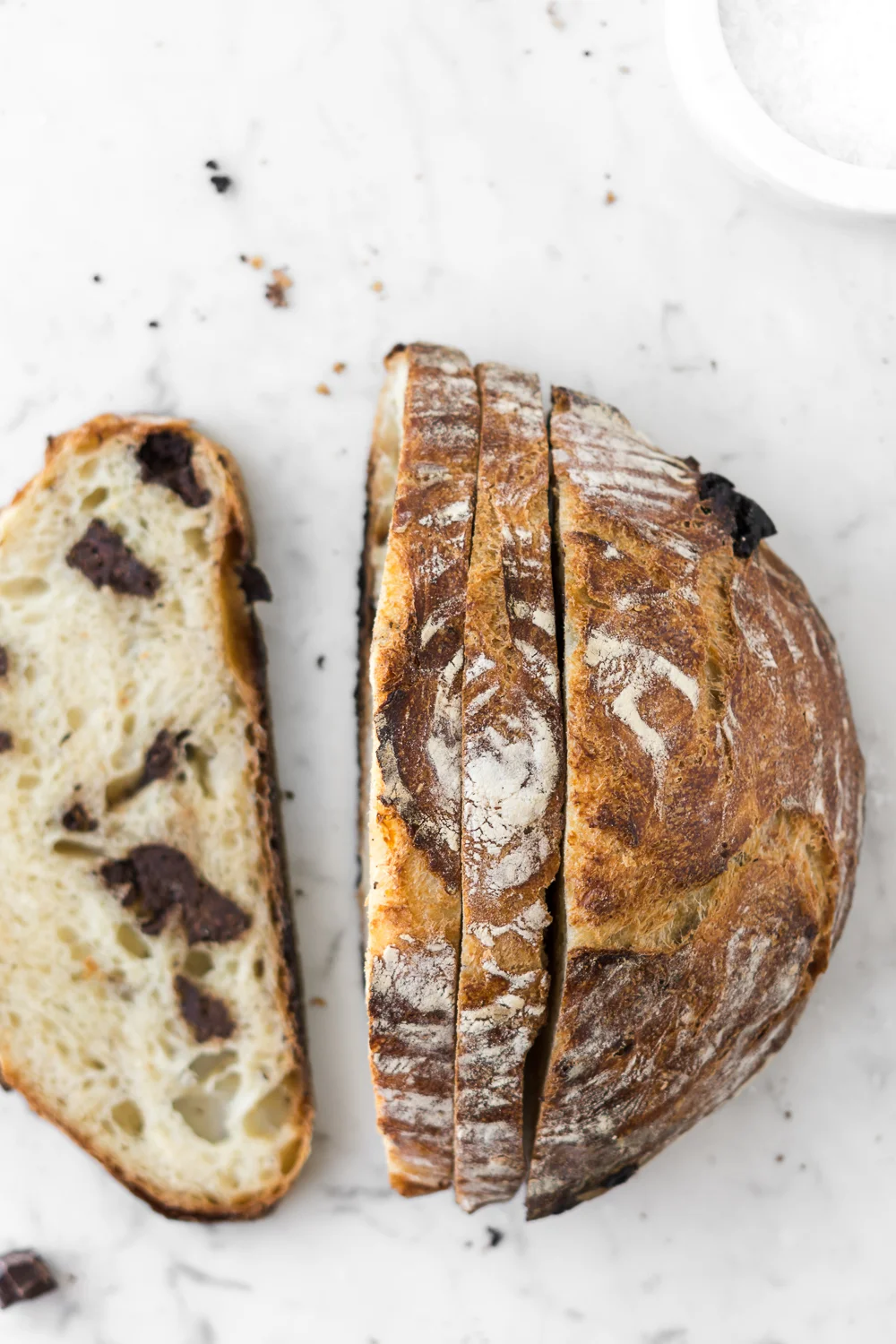 chocolate chunk artisan bread