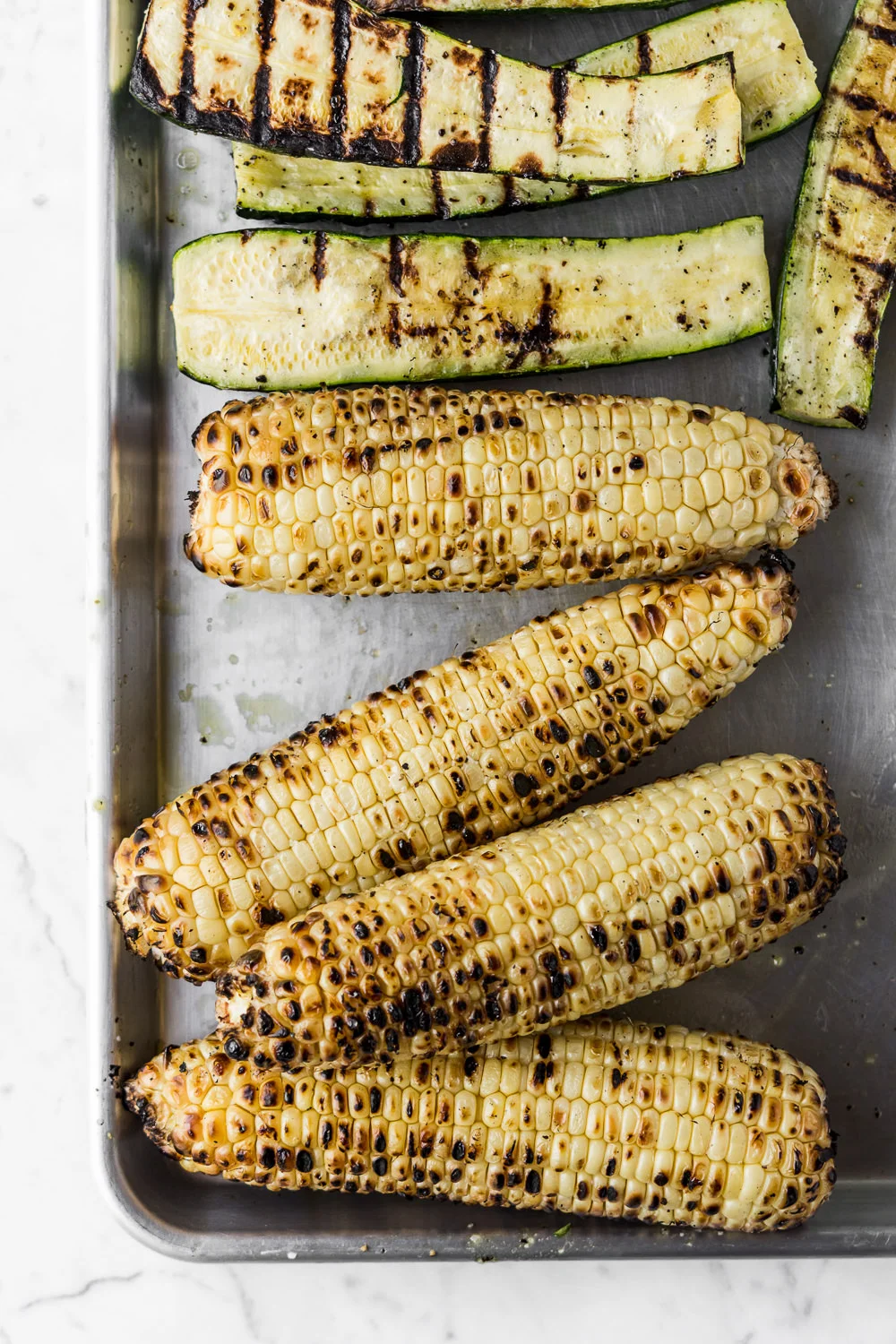grilled summer corn and zucchini recipe