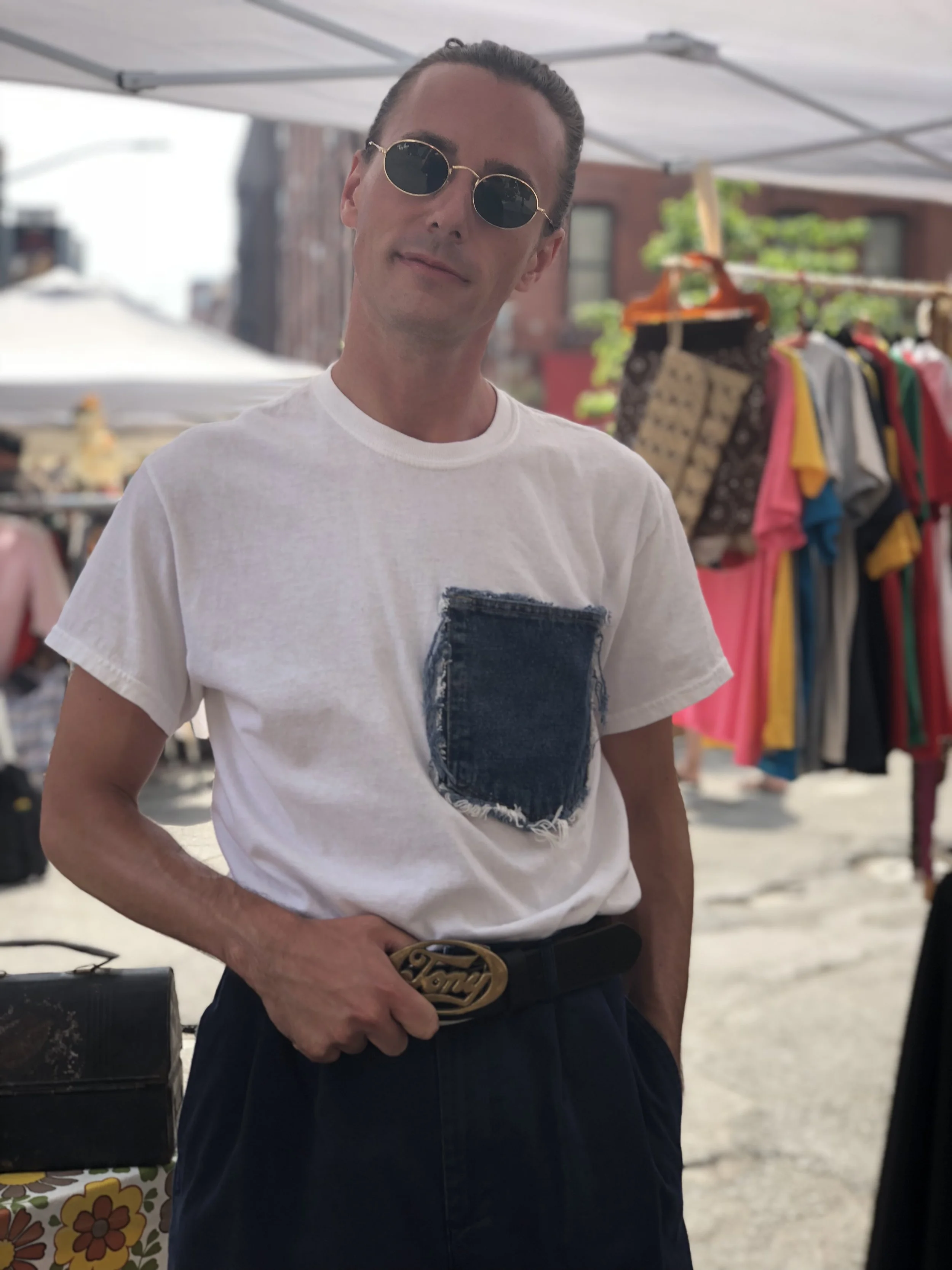 rascal salvage vintage / vintage tony belt buckle / brooklyn flea