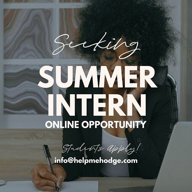 Are you or a student you know looking for a Summer opportunity in psychology? I am seeking an intern to assist with programming. This position provides an opportunity to learn more having a private practice and being a psychologist. It is remote so y