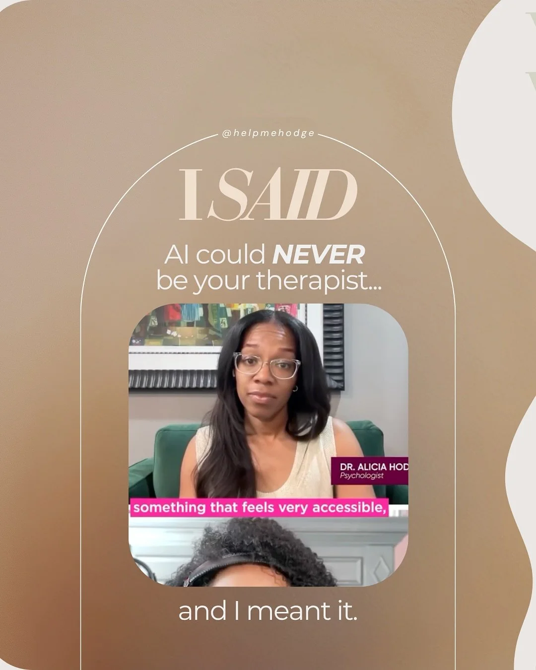 🧠 When I said &ldquo;AI isn&rsquo;t your therapist,&rdquo; I meant it&hellip; but that doesn&rsquo;t mean it can&rsquo;t enhance your wellness.

As a psychologist, I was skeptical &mdash; maybe even worried that AI would make people oversimplify hea