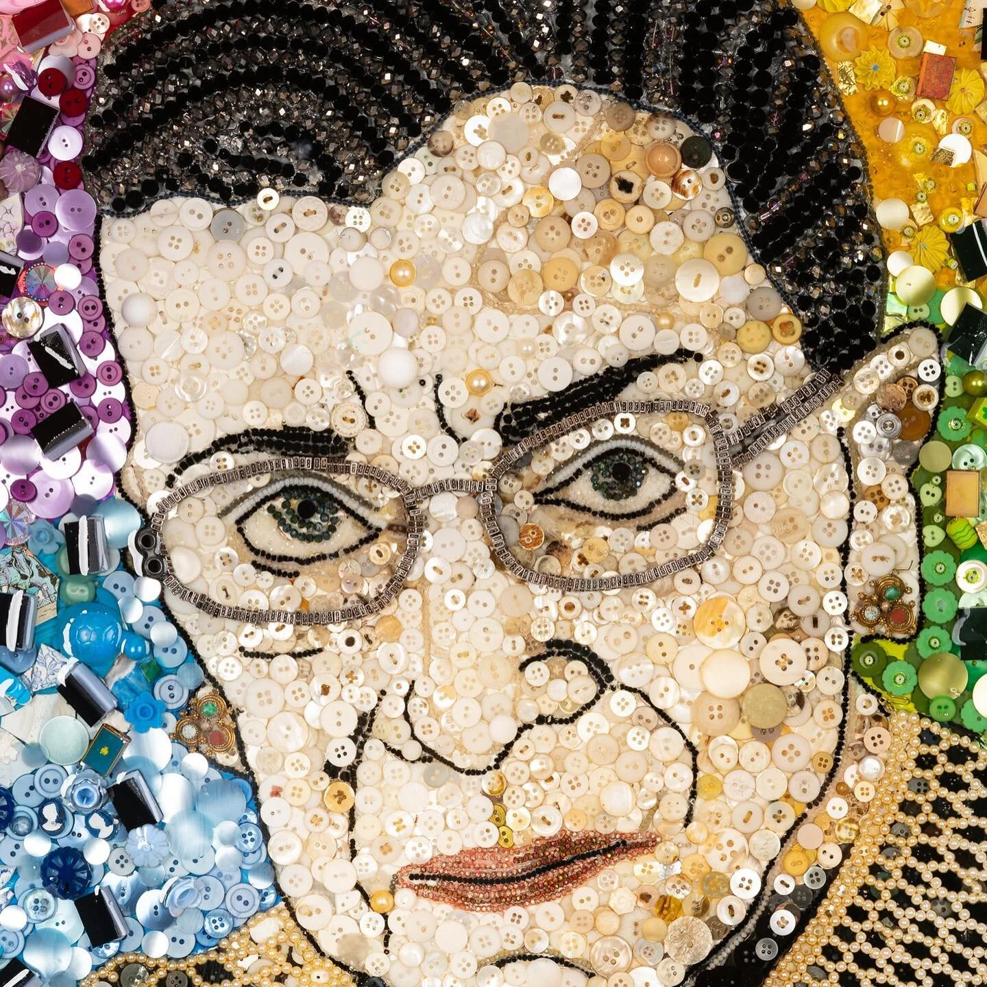 I made this portrait of Ruth Bader Ginsburg in 2019.
I sent her a photograph of the piece at the beginning of the pandemic, hoping to bring her joy in these difficult times. Naturally I was heartbroken to learn of her passing. Scroll thru to see her 