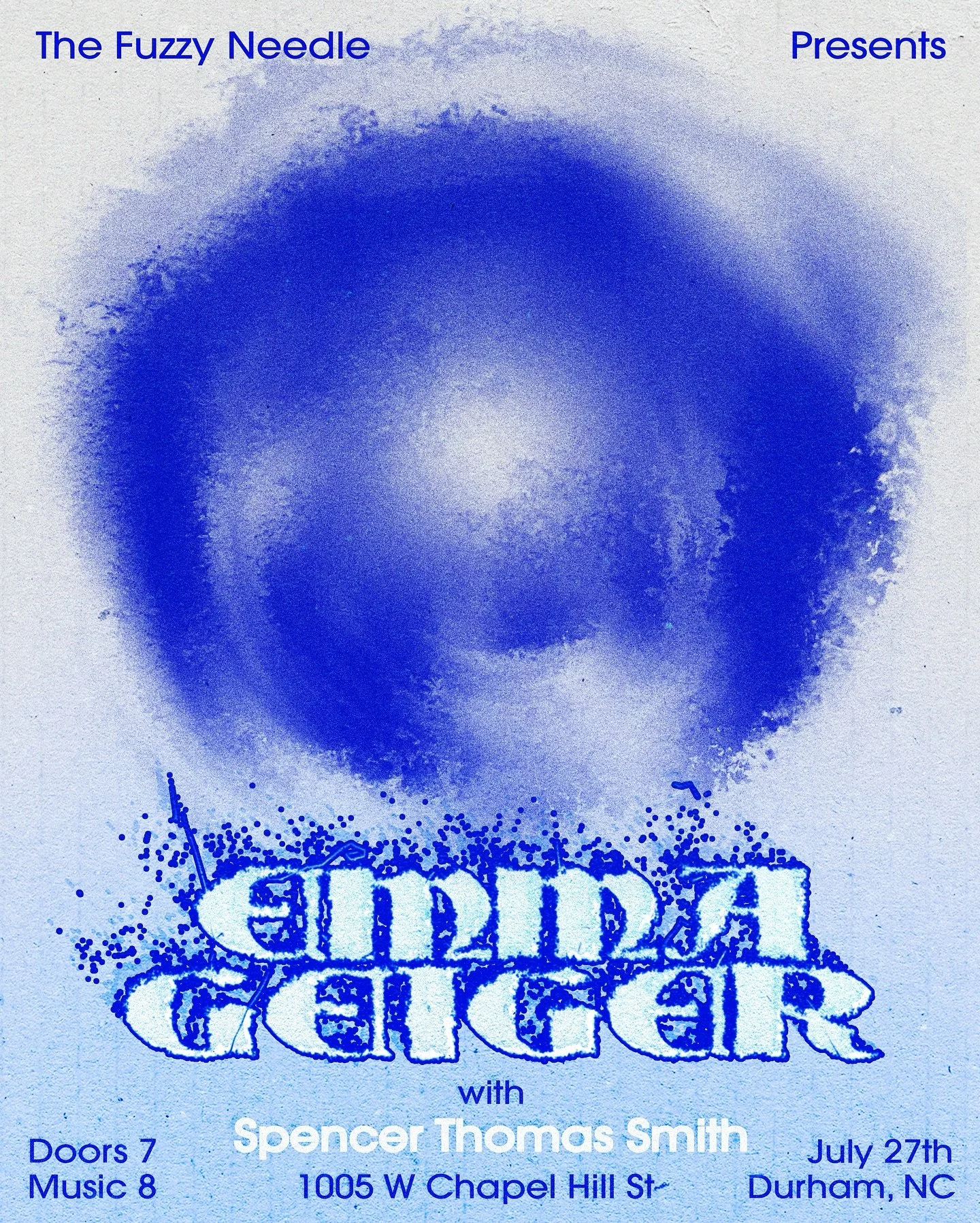 a couple of exciting things happening when i return to nc~ 
next saturday at @fuzzy_needle in Durham with @spencerthomassmith 
and the following saturday, hosting an incredible line up of touring friends for a very special house show ~ dm for address