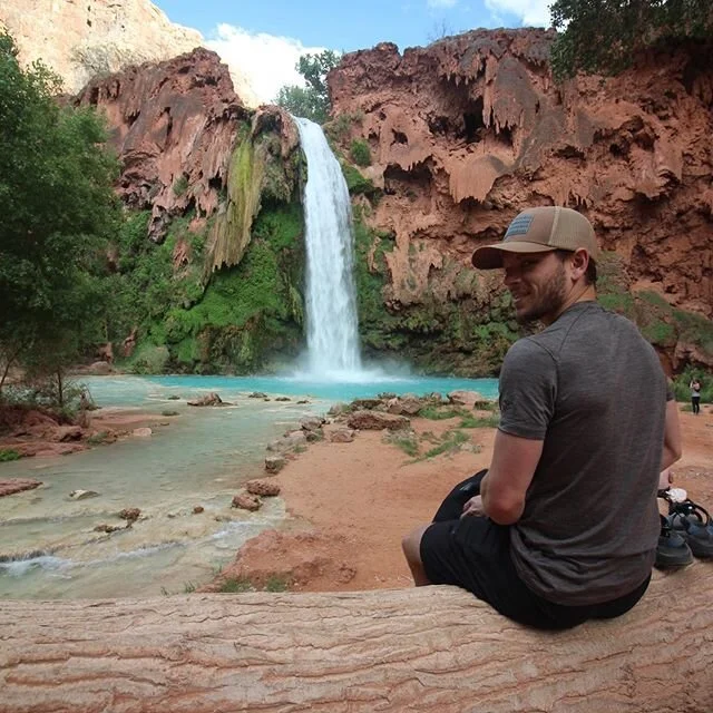 Once upon a time, we had the best three nights of sleep in our lives, under the brightest stars, exhausted and nestled between waterfalls in the deepest canyon paradise. 😘 Just a year ago I said yes to all the adventures with you forever.