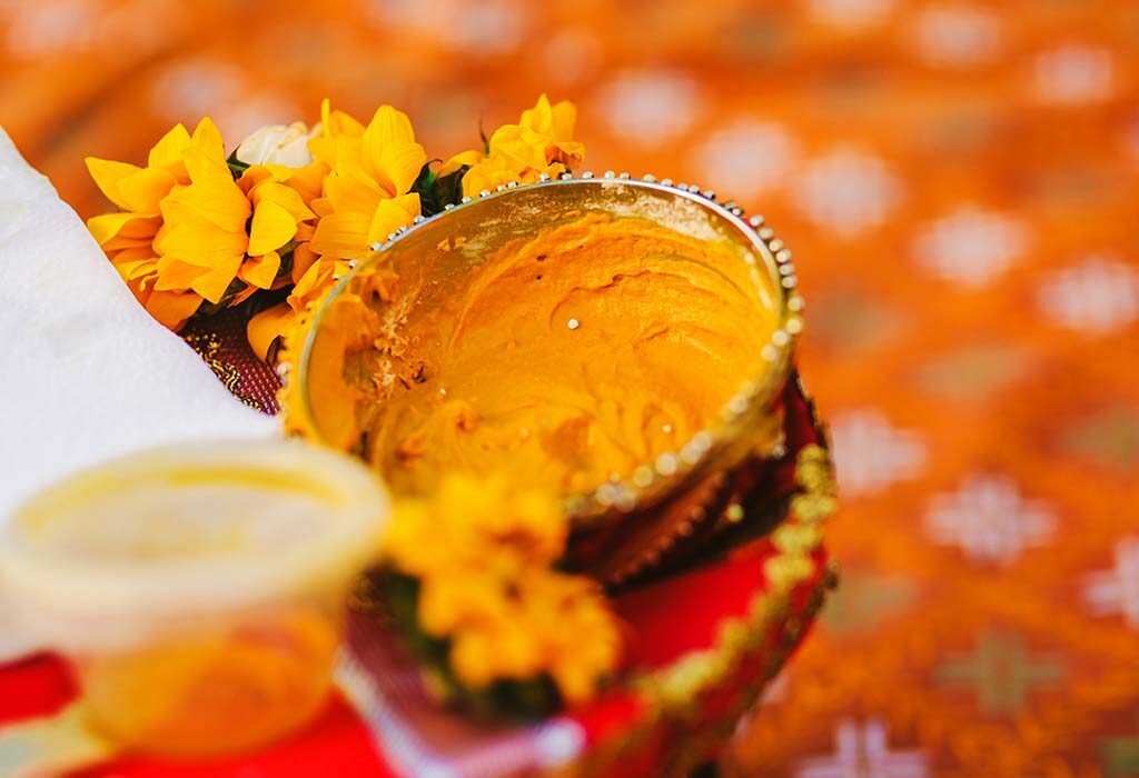 Traditional Indian mixture used on babies