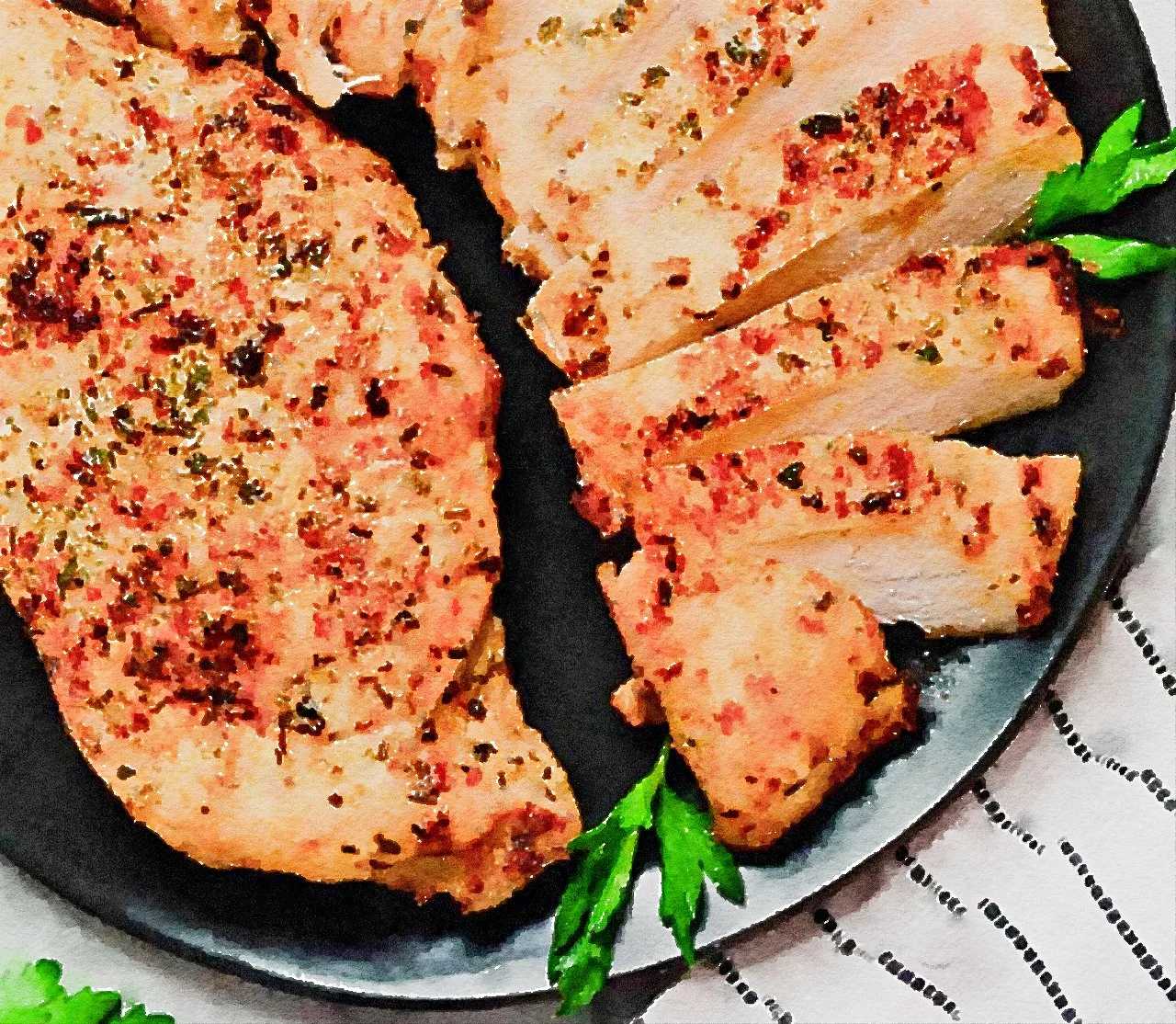 Juicy Air Fryer Chicken Breasts